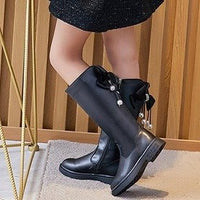 Explosive Style Children's Shoes British  Retro Leather Boots