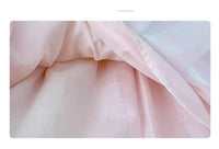 Children's Rainbow With Wings Birthday Dress Gauze Skirt