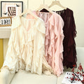 European And American Style Fashion Simple Laminated Decoration Shirt