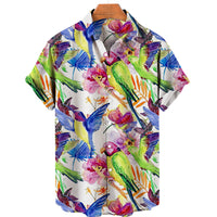 Summer 3d Plant Men's Shirt