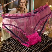 Mesh Panties Women's Low Waist Ultra-thin Sheer Briefs