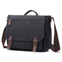 Men's Business Crossbody Canvas Portable Briefcase