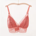 No Steel Ring Triangle Cup French Thin Small Breast Lace Thin Lace Breathable Bra