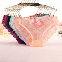 Women's Mesh Embroidered Lace Breathable And Comfortable Shorts