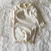 Ins Infant Toddler Jumpsuit Cute Stitching Lace
