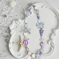 Pendant Short Beaded Chain Phone Case Lanyard