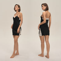Satin Chiffon Camisole Nightdresscasual, Comfortable Loungewear