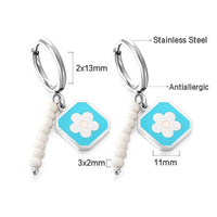 Niche Design Drop Oil Earrings