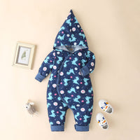 Baby Clothes Cotton Letter Santa Patchwork Plaid Long Sleeve Baby Bodysuit