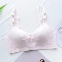 Nursing Double Button Push Up Anti Sagging Bra