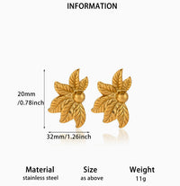 Niche High-end 3D Butterfly Stud Earrings Niche Ear Accessories