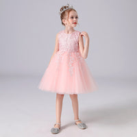 Boy's Formal Dress Fashionable Vest Princess Dress Girl Catwalk Show Clothing