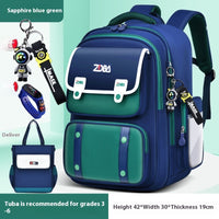 Schoolbag Boy Elementary School Students Three Four To Six Grade