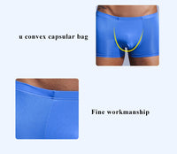 Translucent elastic comfortable boxer shorts