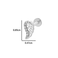 Stainless Steel Internal Thread Flat Bottom Rod Labret