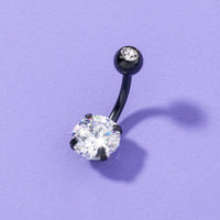 Women's Retro Zircon Belly Button Ring
