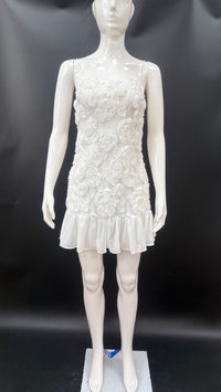 Three-dimensional Flower Patchwork Strap Dress For Women