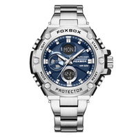 Fashion Double Display Luminous Electronic Watch Sports Quartz Steel Watch