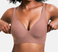 Multicolor Everyday Natural-Style Padded Seamless Bra