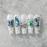 TENSOR New Technology Thin Transparent Three-dimensional Adhesive Nail Sticker