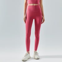Nude Feel High Waist Belly Contracting Yoga Pants Double-sided Brushed Fitness