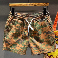 Camouflage Cropped Loose Casual Shorts