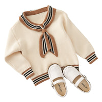 Sunflower Thin Sweater Coat And Skirt Two-piece Suit