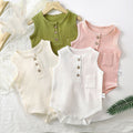 Newborn Summer Jumpsuit Thin Sleeveless Pajamas