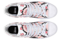 Fashion Printed Couple High Top Canvas Shoes