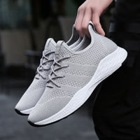 Trendy Men's Knitted Casual Shoes For Student Sports