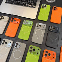 Horse-Year Leather-Grain Magnetic Phone Case