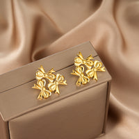 Premium Fashion Irregular Earrings, High-End Unique Niche Design, Stainless Steel Earrings Jewelry For Women