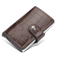 Men's Pattern Card Holder Anti-Magnetic Multiple Card Slots