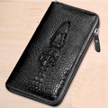 Men's Top Layer Cowhide Long Leather Clutch