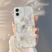 French Retro Stereo Butterfly Phone Case
