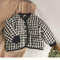 Elegant Cotton-padded Clothes All-matching Korean Style Children's Baby