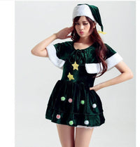 Green Elf Christmas Performance Costume
