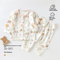 Newborn Months Crawling Thin Short Sleeve Cute Pajamas