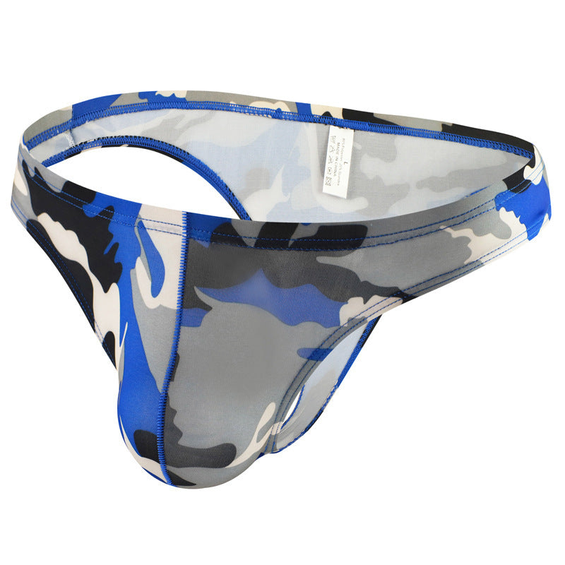 Men's Printed Small Triangle Youth Bikini Panties