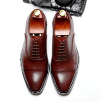 New Men's Business Three-joint Casual Formal Leather Shoes