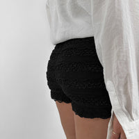 Sweet Beauty Lace Bow Millennium Style Shorts
