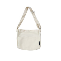 Solid Color Unisex Men's And Women's Canvas Shoulder Bag