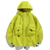 Tooling Style Shell Jacket Coat And Trench Hoodie