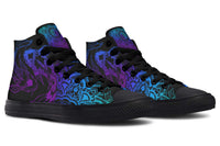 Fashion Printed Couple High Top Canvas Shoes