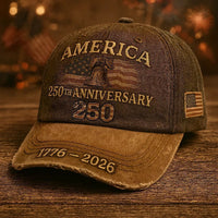 Washed, Versatile, Sun-protective Embroidered Baseball Cap