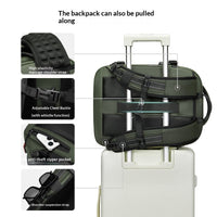 High-Capacity Water-Resistant Expandable Laptop Bag For Business Travel