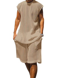 Casual Sweater Suit Men's Summer Loose Vest