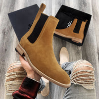 Handmade Boots Men's Genuine Leather Retro