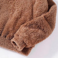 Women's Clothing Solid Color Cute Bear Hoodie