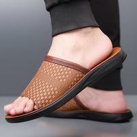 Men's Simplicity Fashionable All-match Breathable Slippers